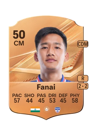 Fanai - 50 - Rare EA FC 27 card