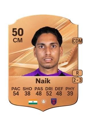 Naik - 50 - Rare EA FC 27 card