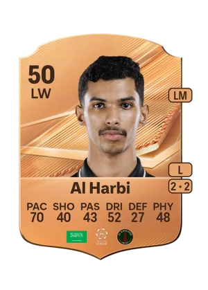 Al Harbi - 50 - Rare EA FC 27 card