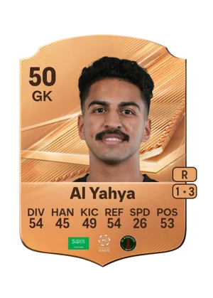 Al Yahya - 50 - Rare EA FC 27 card