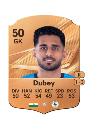 Dubey - 50 - Rare EA FC 27 card