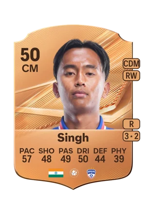 Singh - 50 - Rare EA FC 27 card
