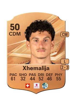 Xhemalija - 50 - Rare EA FC 27 card