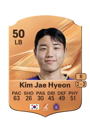 Kim Jae Hyeon - 50 - Rare EA FC 27 card