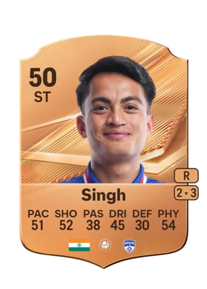 Singh - 50 - Rare EA FC 27 card