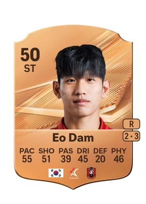 Eo Dam - 50 - Rare EA FC 27 card