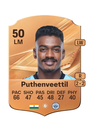 Puthenveettil - 50 - Rare EA FC 27 card