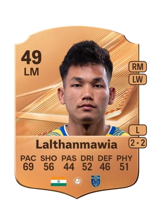 Lalthanmawia - 49 - Rare EA FC 27 card