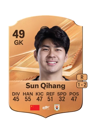 Sun Qihang - 49 - Rare EA FC 27 card