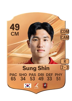 Sung Shin - 49 - Rare EA FC 27 card