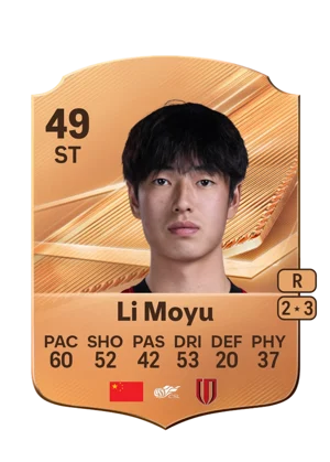 Li Moyu - 49 - Rare EA FC 27 card