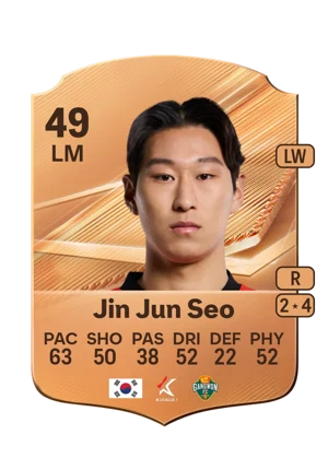 Jin Jun Seo - 49 - Rare EA FC 27 card