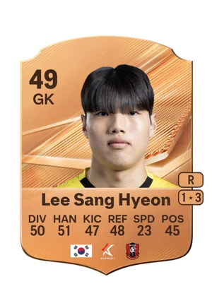 Lee Sang Hyeon - 49 - Rare EA FC 27 card