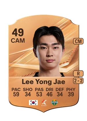 Lee Yong Jae - 49 - Rare EA FC 27 card