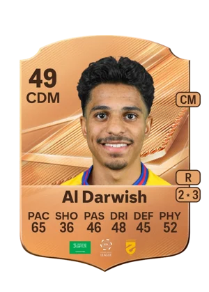 Al Darwish - 49 - Rare EA FC 27 card