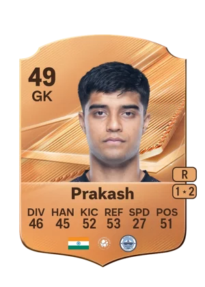 Prakash - 49 - Rare EA FC 27 card