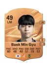 Baek Min Gyu - 49 - Rare