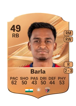 Barla - 49 - Rare EA FC 27 card