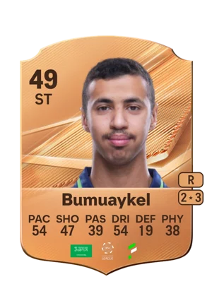 Bumuaykel - 49 - Rare EA FC 27 card