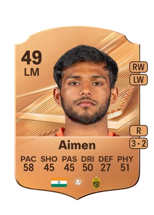 Aimen - 49 - Rare EA FC 27 card