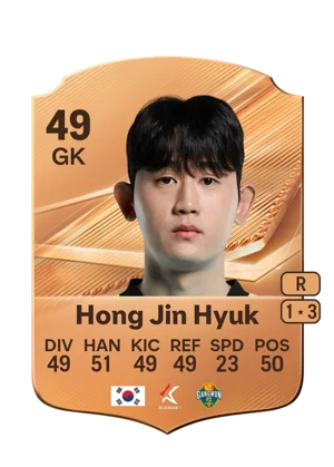 Hong Jin Hyuk - 49 - Rare EA FC 27 card
