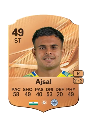 Ajsal - 49 - Rare EA FC 27 card