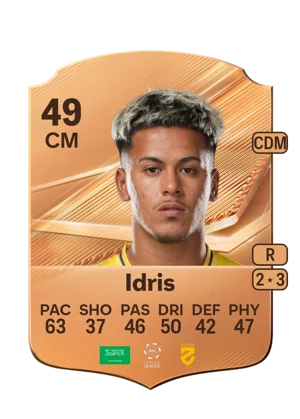 Idris - 49 - Rare EA FC 27 card