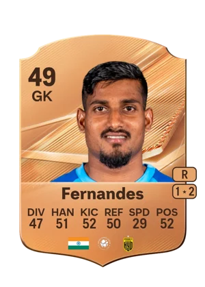 Fernandes - 49 - Rare EA FC 27 card