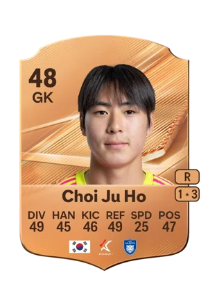 Choi Ju Ho - 48 - Rare EA FC 27 card