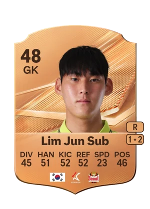 Lim Jun Sub - 48 - Rare EA FC 27 card