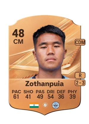 Zothanpuia - 48 - Rare EA FC 27 card
