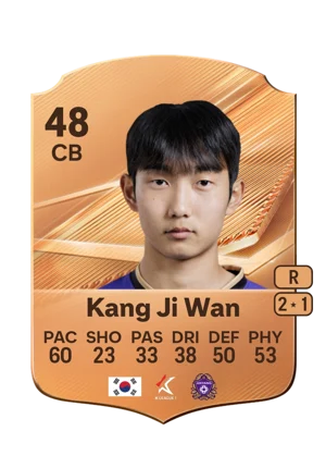 Kang Ji Wan - 48 - Rare EA FC 27 card