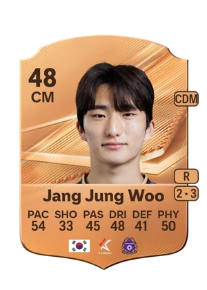 Jang Jung Woo - 48 - Rare EA FC 27 card