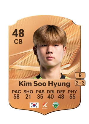 Kim Soo Hyung - 48 - Rare EA FC 27 card