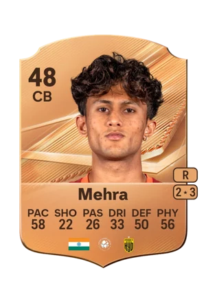 Mehra - 48 - Rare EA FC 27 card