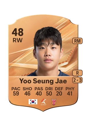 Yoo Seung Jae - 48 - Rare EA FC 27 card