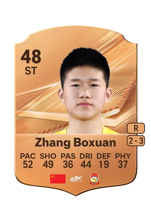 Zhang Boxuan - 48 - Rare EA FC 27 card