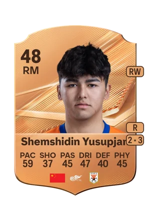 Shemshidin Yusupjan - 48 - Rare EA FC 27 card
