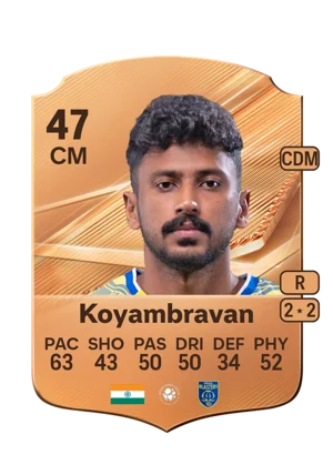 Koyambravan - 47 - Rare EA FC 27 card