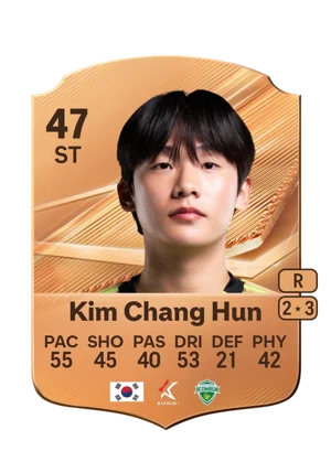 Kim Chang Hun - 47 - Rare EA FC 27 card