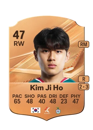 Kim Ji Ho - 47 - Rare EA FC 27 card