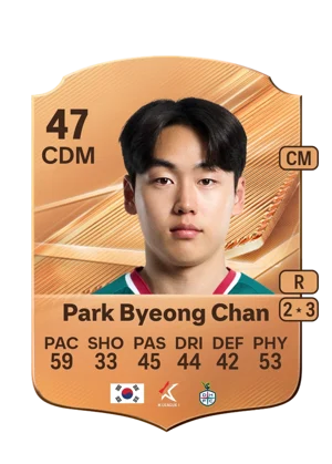 Park Byeong Chan - 47 - Rare EA FC 27 card