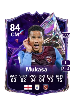 Mukasa - 84 - Future Stars EA FC 27 card