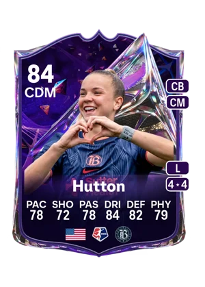 Hutton - 84 - Future Stars EA FC 27 card