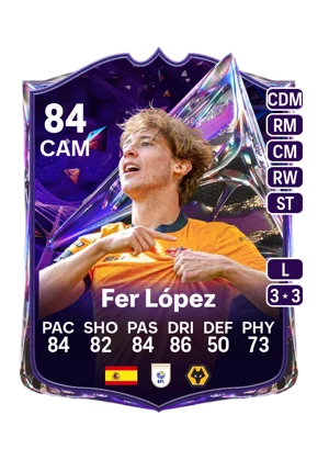 Fer López - 84 - Future Stars EA FC 27 card