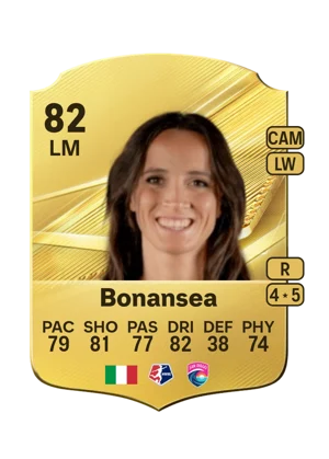 Bonansea - 82 - Rare EA FC 27 card
