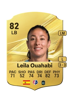 Leila Ouahabi - 82 - Rare EA FC 27 card