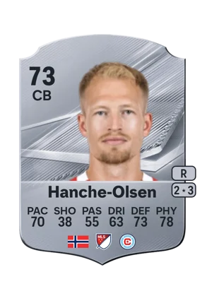 Hanche-Olsen - 73 - Rare EA FC 27 card