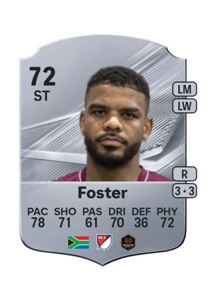 Foster - 72 - Rare EA FC 27 card