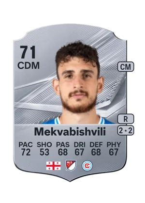 Mekvabishvili - 71 - Rare EA FC 27 card
